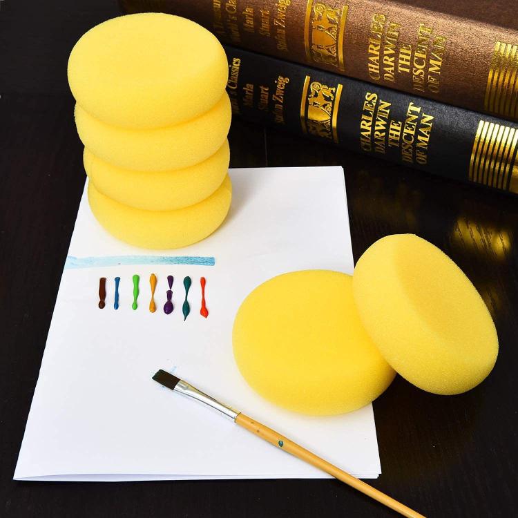 Sponge Round Seal Children Graffiti Art Painting Tool, 25 PCS/Pack — view 6