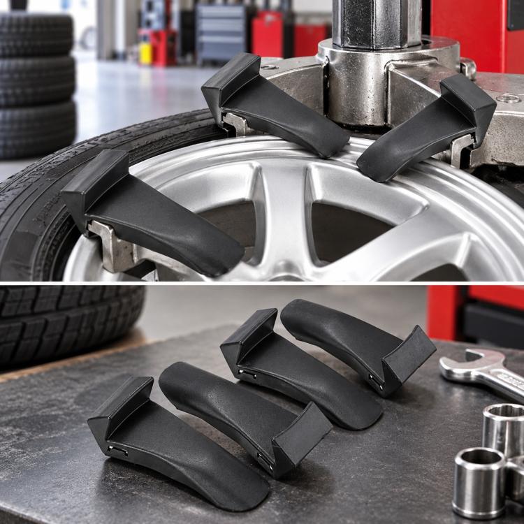4 PCS/Pack Car Tire Changer Parts Inserts Jaw Clamp Cover Rim Guard Protector