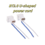 2 PCS/Pack RC Drone Male Connector 1S FPV Battery BT2.0 U-Shaped Power Cable