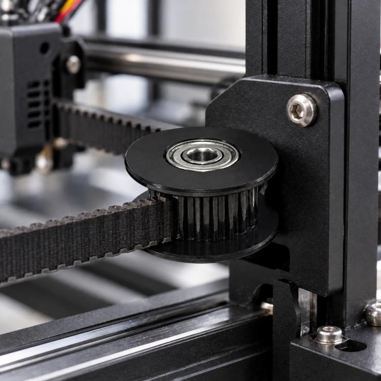 3D Printer Idler Pulley 2GT Timing Pulley H-Type Passive S2M Belt Idler with Bearing — 20T Gear 4mm Inner 6mm Width