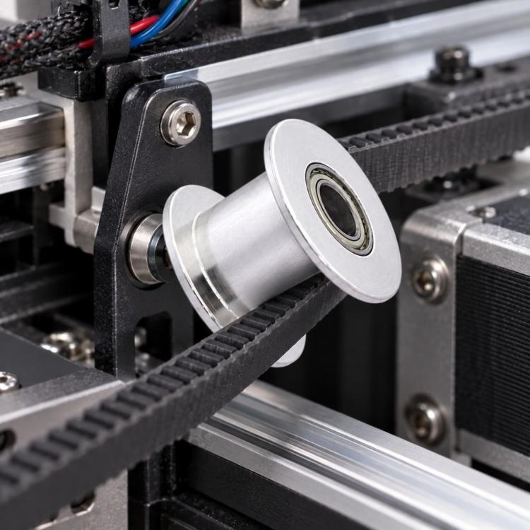 3D Printer Idler Pulley 2GT Timing Pulley H-Type Passive S2M Belt Idler with Bearing — 20T Gear 3mm Inner 10mm Width