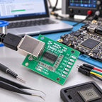 3-Line eMMC-ISP Flying Lead Tool for AU6438BS Chip USB-B Type PC Connectivity