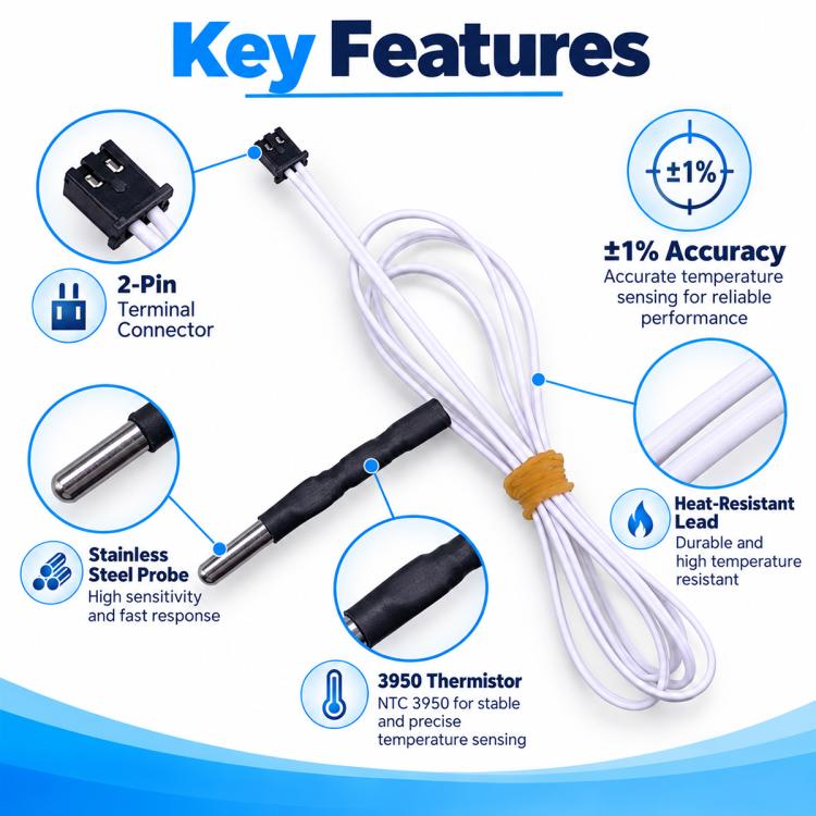 3D Printer NTC Thermistor Temperature Sensor — view 5
