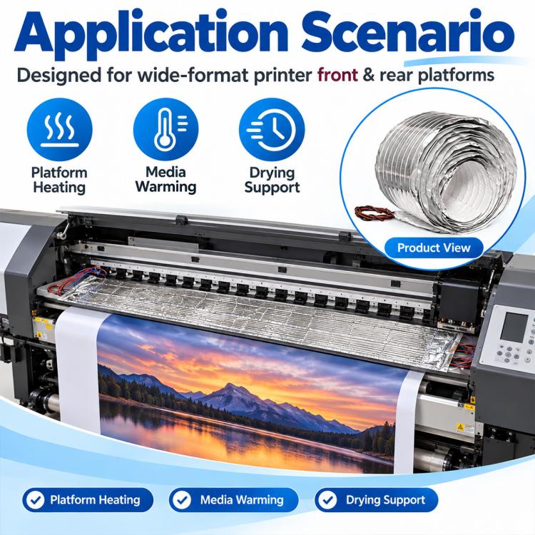 Printer Platform Heating Strip
