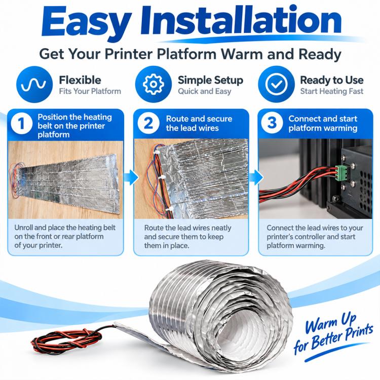 Printer Platform Heating Strip