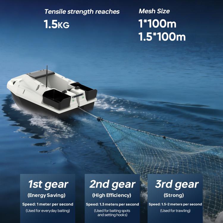 D70B GPS High Speed Smart Remote Control Fishing Bait Boat Support Dragging Net