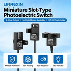 U-Shaped Slot Optical Photoelectric Limit Switch Sensor with 2m Cable — view 17
