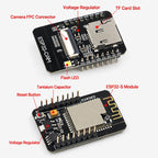 ESP32 CAM OV3660 WiFi + Bluetooth Module Development Board — with Download Module