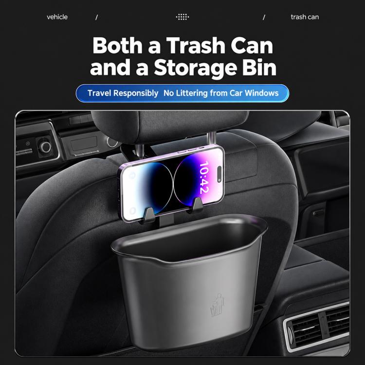 Car Trash Can Door Mounted Storage Bin — view 5
