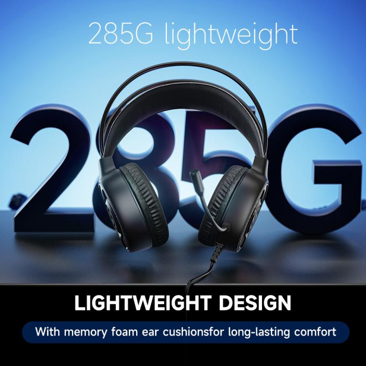 Soulbytes S300 3.5mm 4 Pin USB Wired RGB Gaming Headset with Microphone — view 5