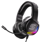 Soulbytes S350 3.5mm 4 Pin USB Wired RGB Gaming Headset with Microphone