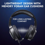 Soulbytes S350 3.5mm 4 Pin USB Wired RGB Gaming Headset with Microphone — view 5