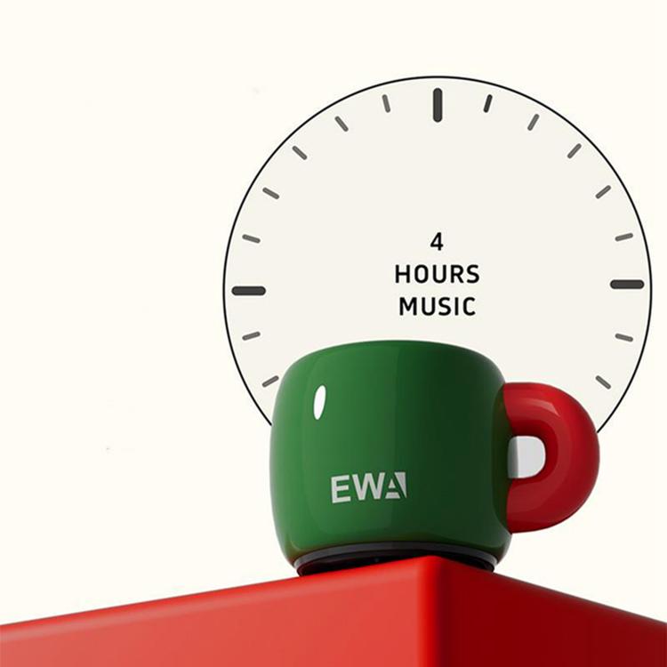 EWA A163 Mug Shaped Creative Mini Subwoofer Portable Wireless Bluetooth5.4 Speaker — view 8