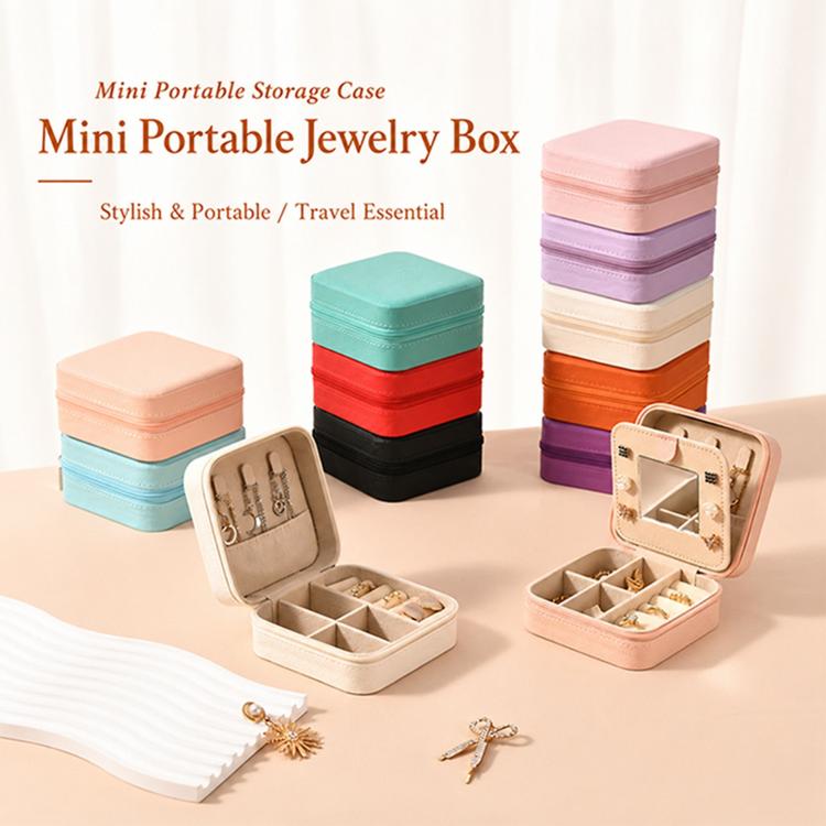 Portable Zippered Jewelry Storage Box — view 26