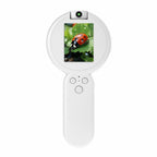 K01 HD Dual-Lens Handheld 500X Digital Microscope — Black