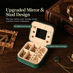 Portable Zippered Velvet Jewelry Storage Box — view 33