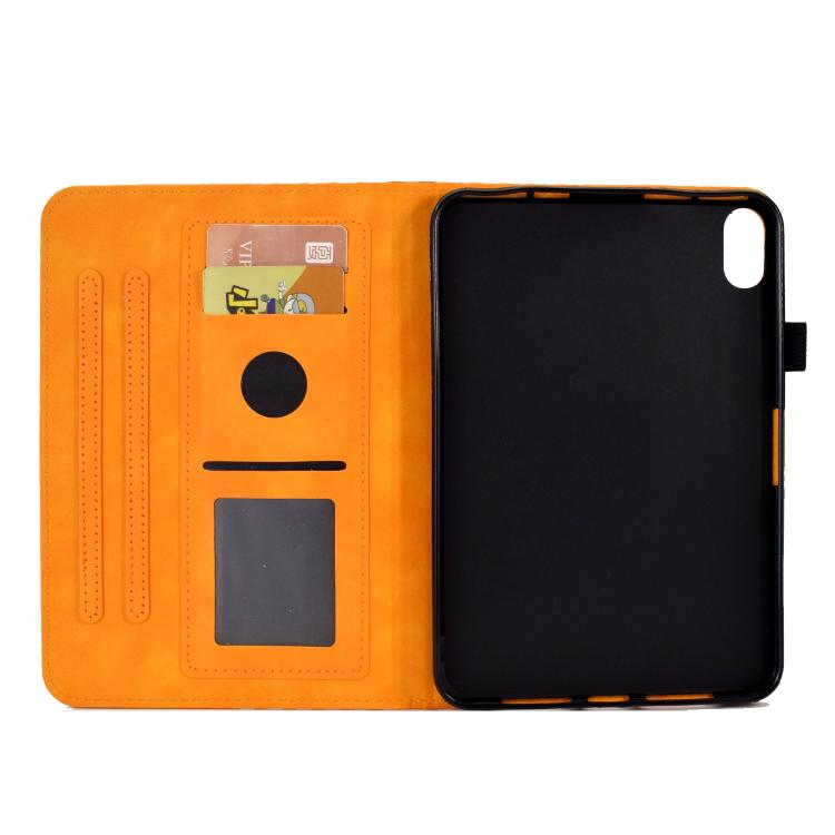 Rhombus Embossed Leather Smart Tablet Case