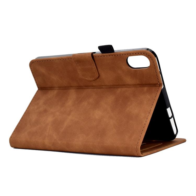 Peony Butterfly Embossed Leather Smart Tablet Case