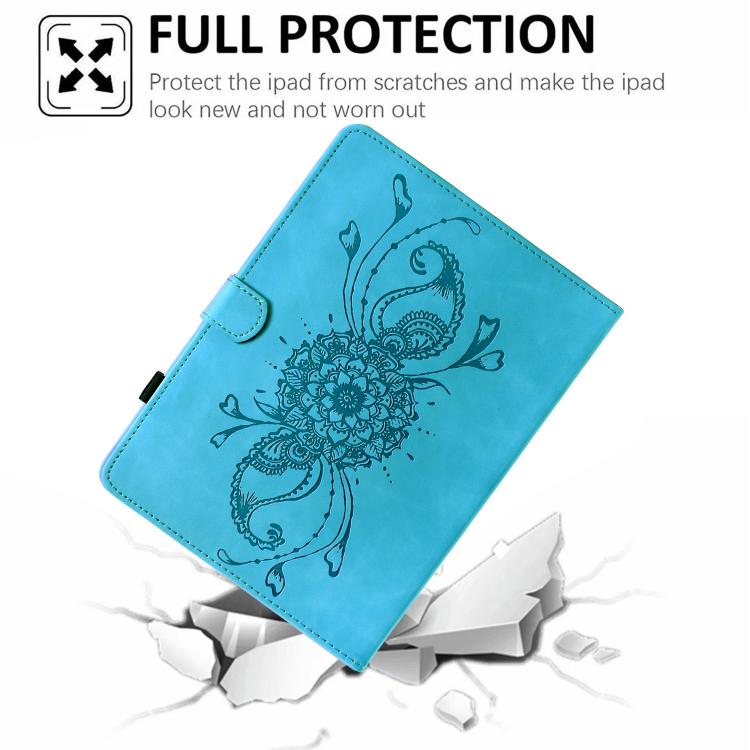 Mandala Embossed Smart Leather Tablet Case