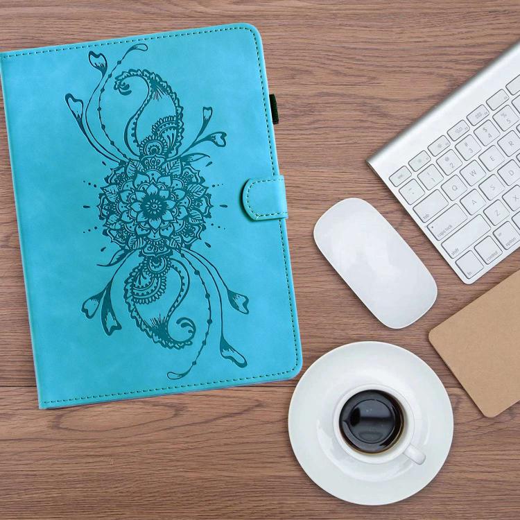 Mandala Embossed Smart Leather Tablet Case
