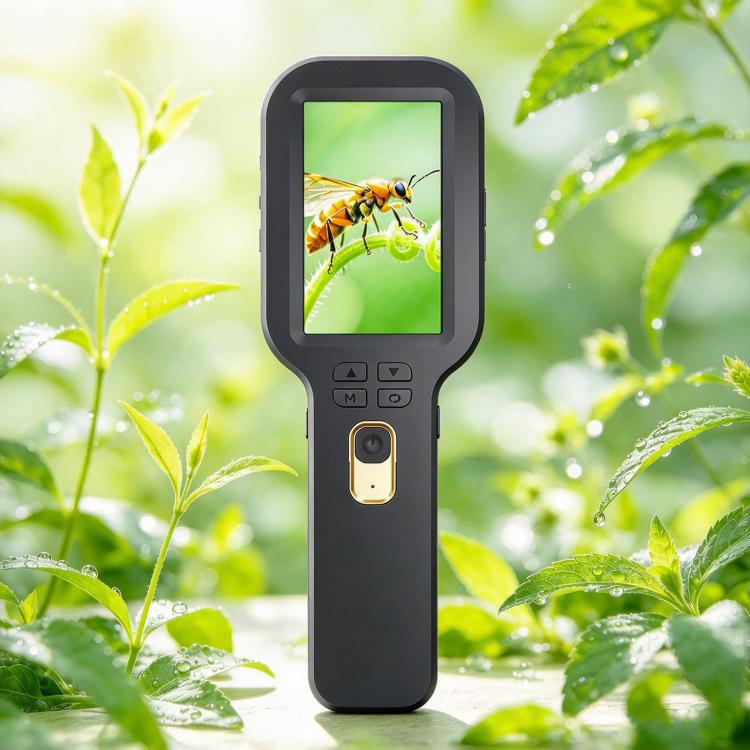 V8 500X Handheld Digital Magnifier with 3 inch IPS Screen — Black