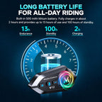 Y12 Motorcycle Helmet Noise Reduction Bluetooth Earphone — view 12