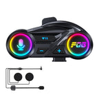 Y13 Motorcycle Helmet Bluetooth Earphone with RGB Lighting
