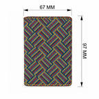 Denior V30 Embroidered Style Magnetic Phone Card Holder — Green