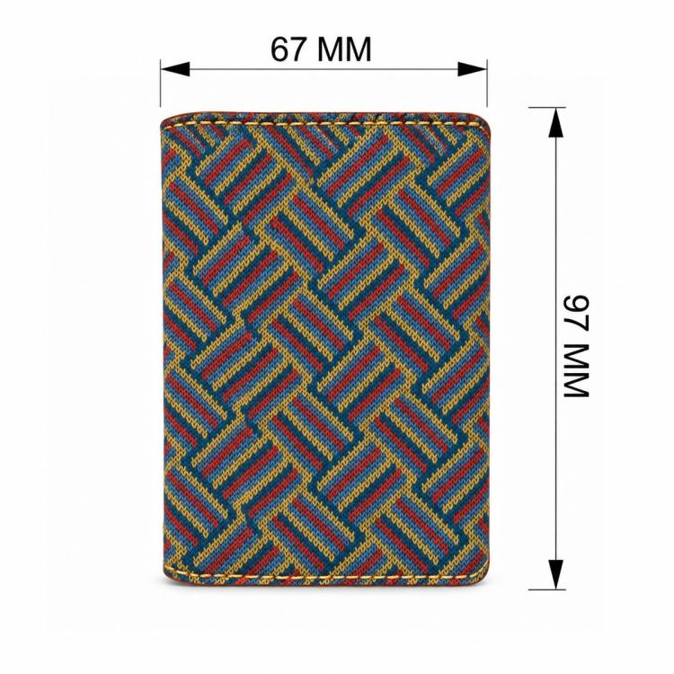 Denior V30 Embroidered Style Magnetic Phone Card Holder — Green