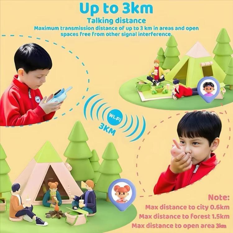1 Pair D25 Cat Ear Design Children Handheld Two-Way Walkie Talkies — view 5
