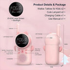 1 Pair D25 Cat Ear Design Children Handheld Two-Way Walkie Talkies — view 6