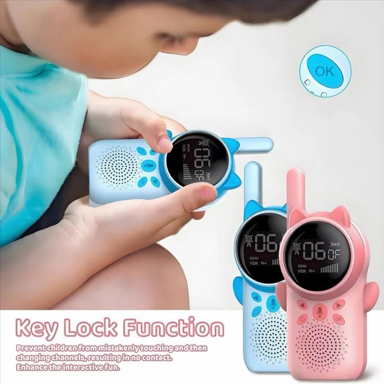 1 Pair D25 Cat Ear Design Children Handheld Two-Way Walkie Talkies — view 7