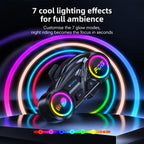 Y13 Pro Motorcycle Helmet Bluetooth Intercom Earphone with RGB Lighting — view 10