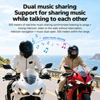 Y13 Pro Motorcycle Helmet Bluetooth Intercom Earphone with RGB Lighting — view 11