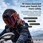 Y13 Pro Motorcycle Helmet Bluetooth Intercom Earphone with RGB Lighting — view 14