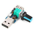 USB Fan Wind Speed Controller Air Volume Regulator Cooling Noise Reduction Governor