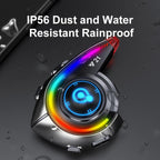 Y21 Motorcycle Helmet Bluetooth Earphone with Smart Warning Light — view 10