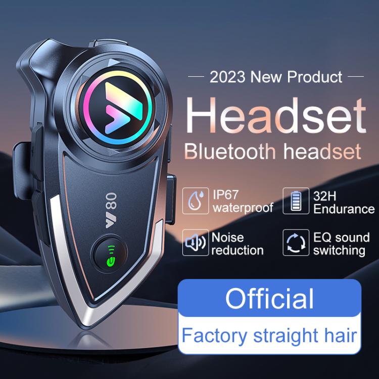 Y80 Motorcycle Helmet Bluetooth Earphone with Dual Noise Reduction — view 4