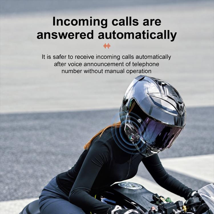 Y80 Motorcycle Helmet Bluetooth Earphone with Dual Noise Reduction — view 9