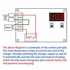 12V 24V Lithium Battery Charge Control Module Battery Charge Protection Switch — view 4