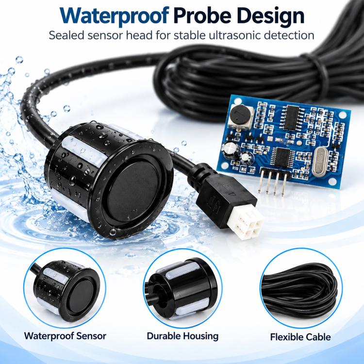 JSN-SR04T Integrated Ultrasonic Distance Measurement Module, Car Reverse Parking Sensor Module — view 4
