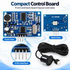 JSN-SR04T Integrated Ultrasonic Distance Measurement Module, Car Reverse Parking Sensor Module — view 6