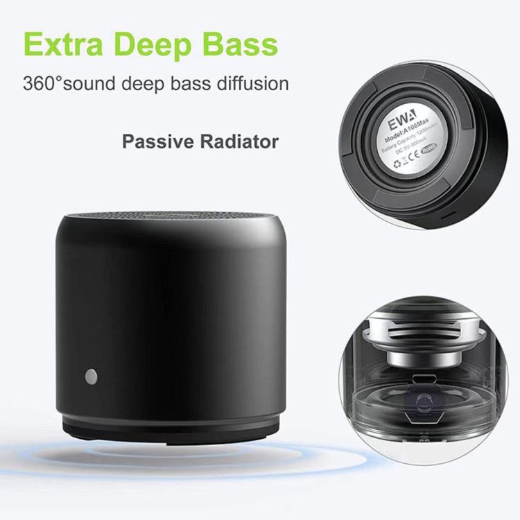 EWA A106 Max IPX7 Waterproof TWS Subwoofer Upgraded Bluetooth Speaker — view 6