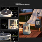 QD09 Outdoor Hanging Light Type Portable Bluetooth Speaker with Camping Lantern, Stepless Dimming Light — view 9