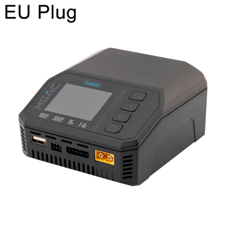 ToolkitRC M6AC 300W 1S-16S 15A Multifunctional Smart Balance Battery Charger