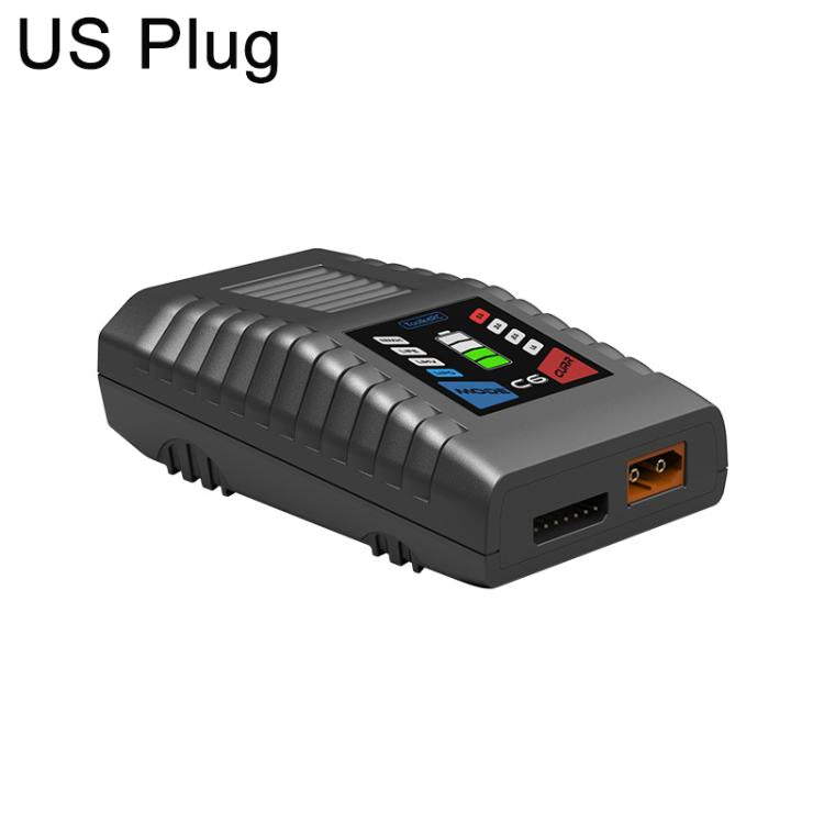 ToolkitRC C6 Drone LiPo LiHv LiFe Simple Balance Battery Charger — EU Plug