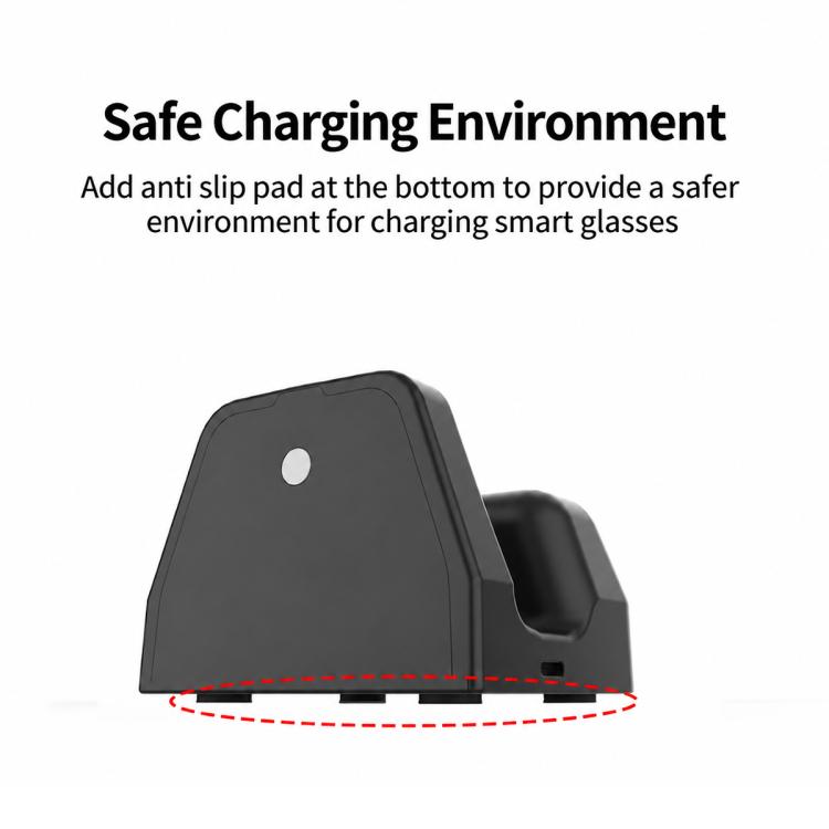 Smart AI Glasses Portable Charging Dock Charging Holder — view 7