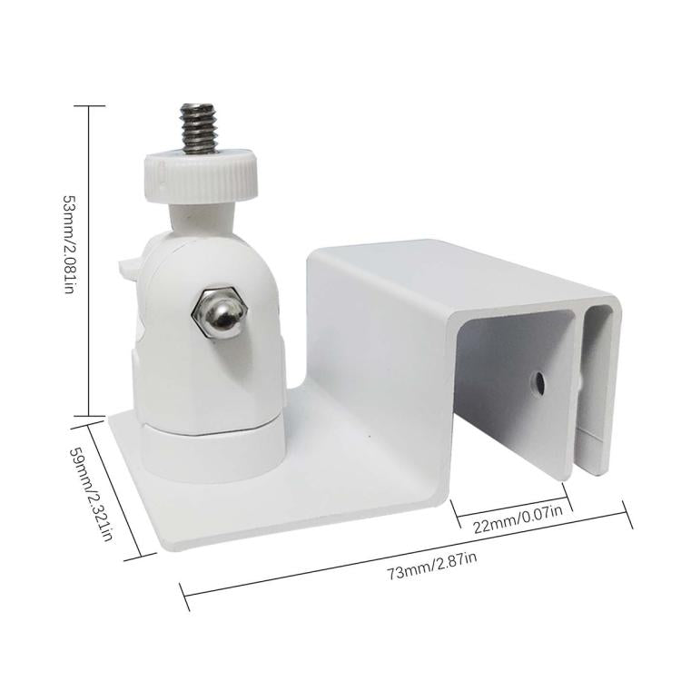 Roof Drainage Gutter Aluminum Alloy Mount Holder Kit — For Starlink Mini 2024