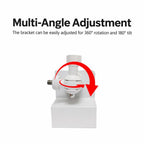 Roof Drainage Gutter Aluminum Alloy Mount Holder Kit — view 5