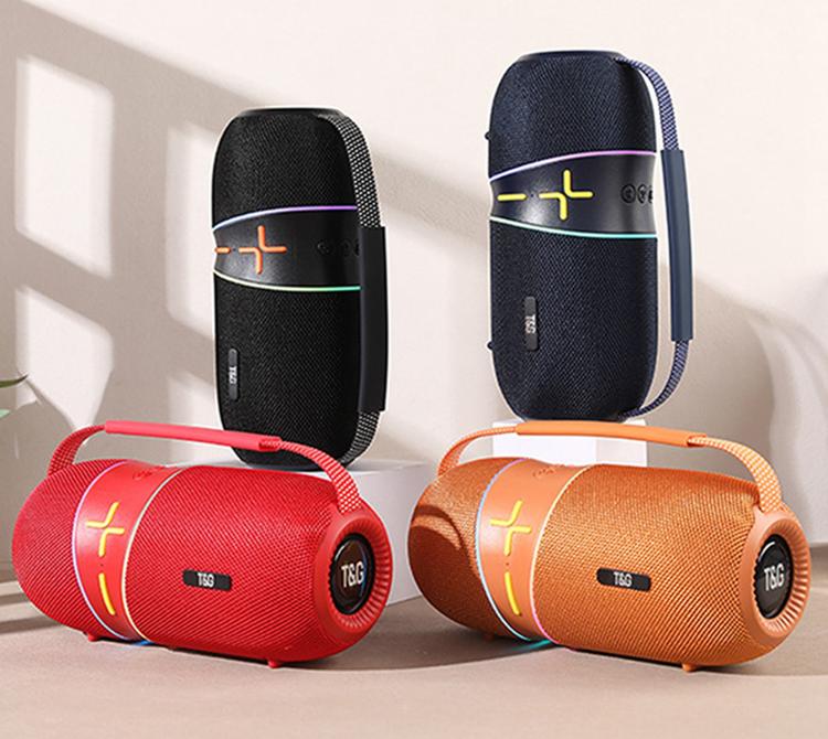 T&G TG707 Portable Bluetooth Outdoor High Volume Wireless Speaker — Blue